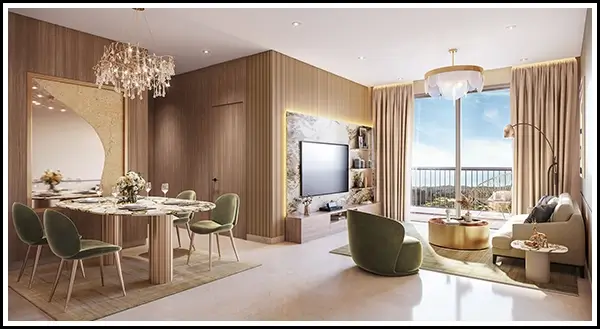 Interior of Kalpataru Estella Parkcity residence